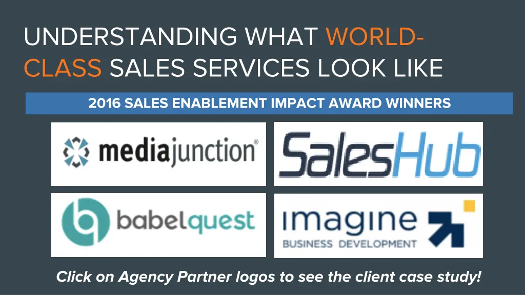 understanding what world class sales services
