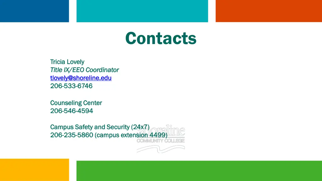 contacts