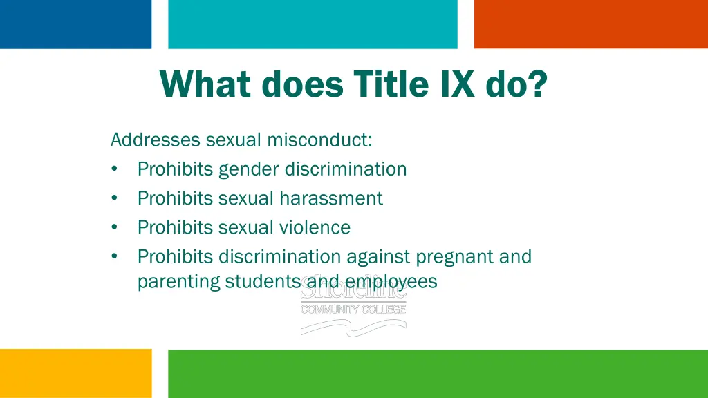 what does title ix do 1