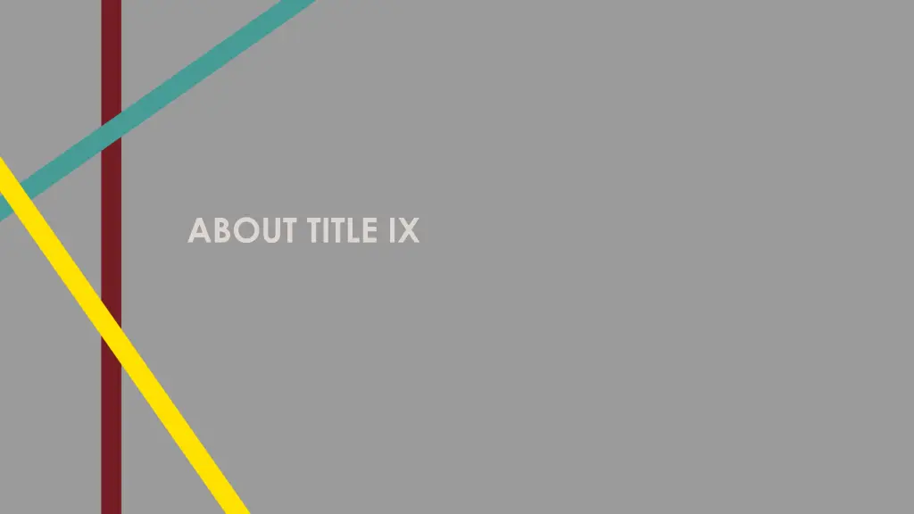 about title ix