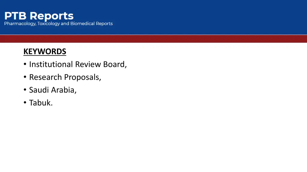 keywords institutional review board research