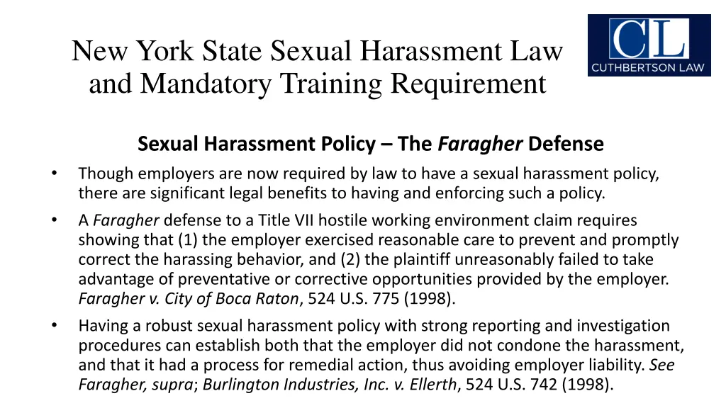 new york state sexual harassment 10