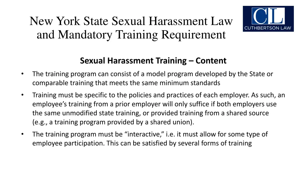 new york state sexual harassment 12