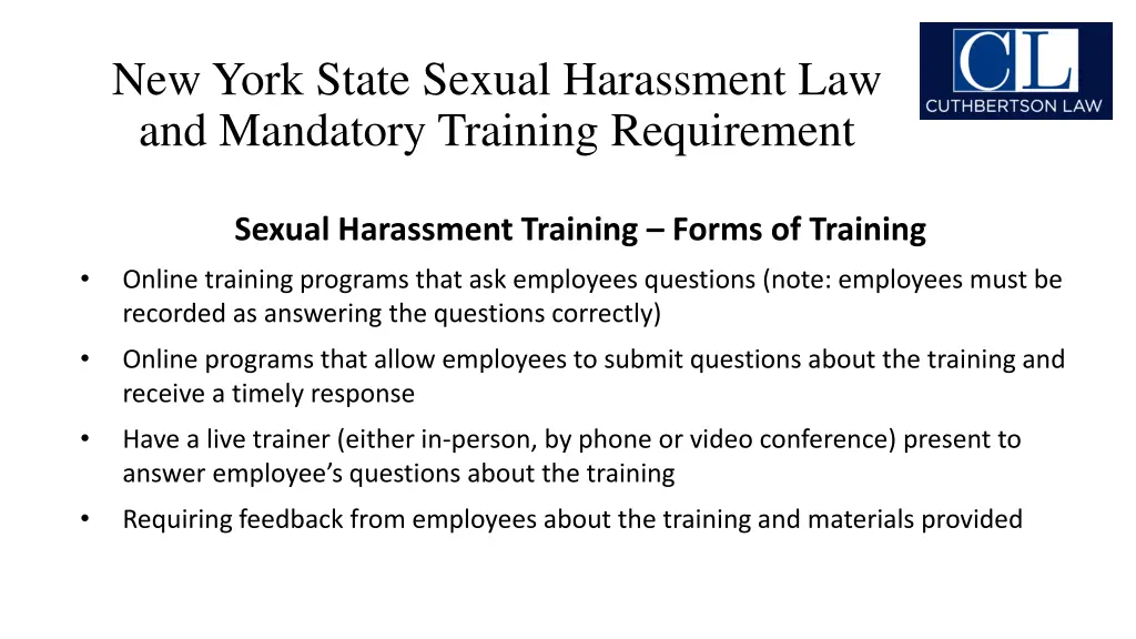 new york state sexual harassment 13