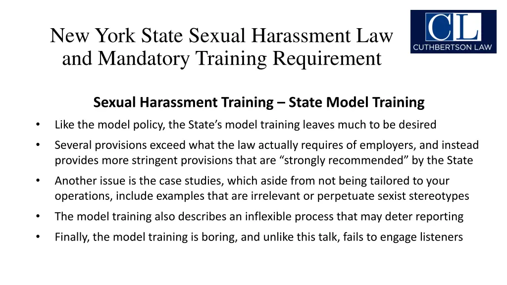 new york state sexual harassment 14