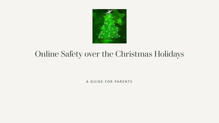 online safety over the christmas holidays