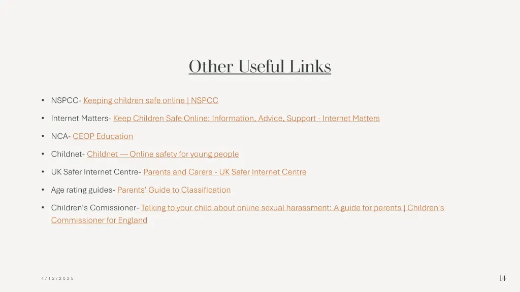 other useful links
