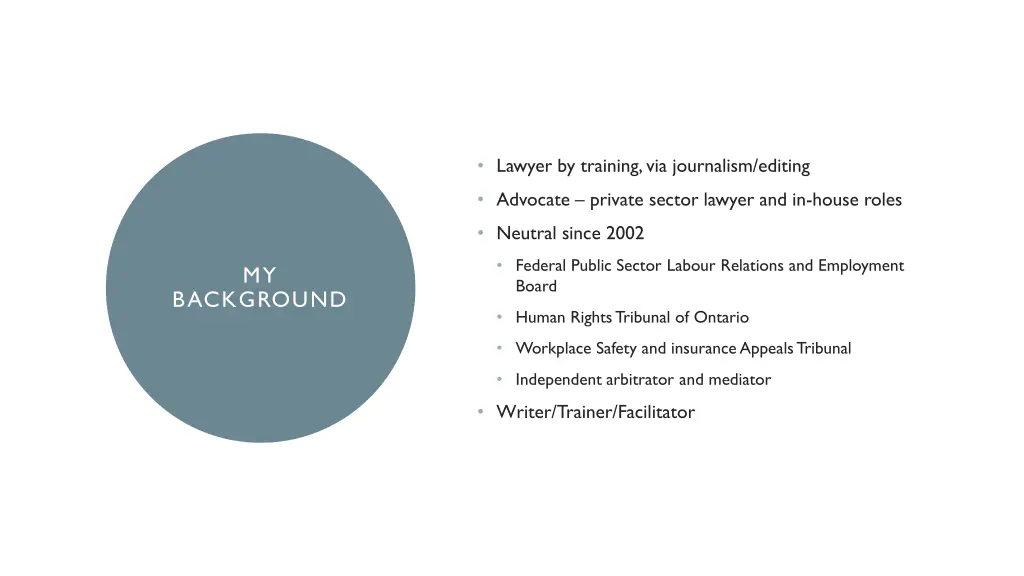 lawyer by training via journalism editing