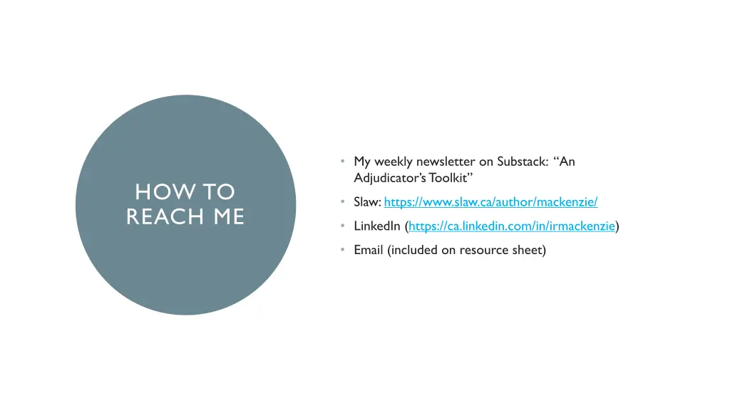 my weekly newsletter on substack an adjudicator