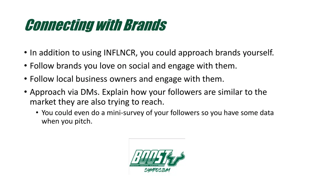connecting with brands