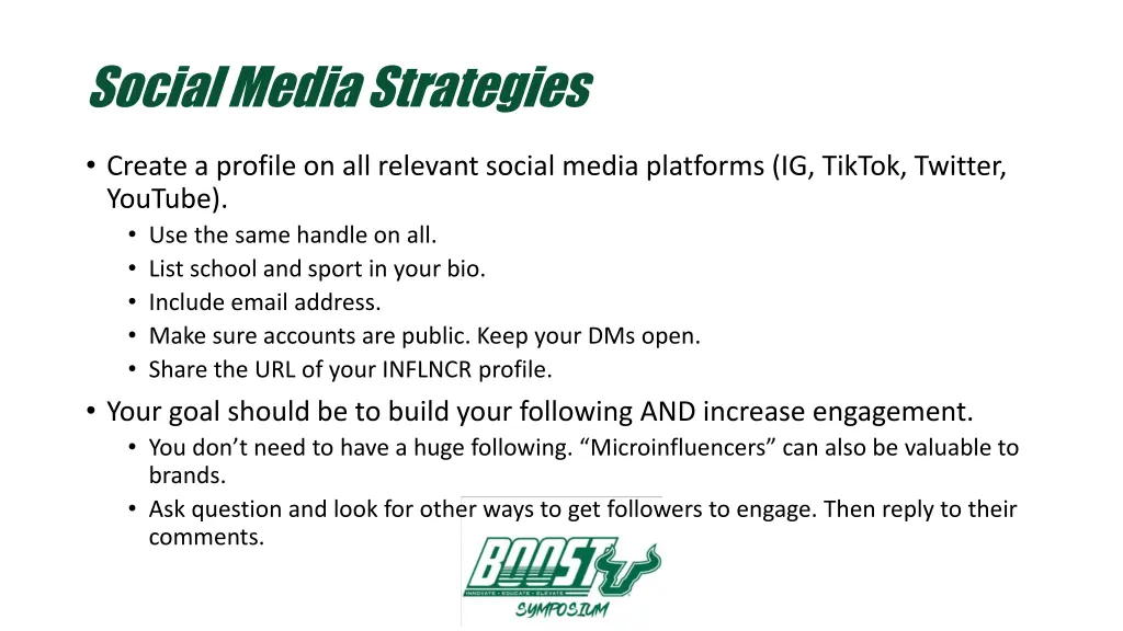 social media strategies