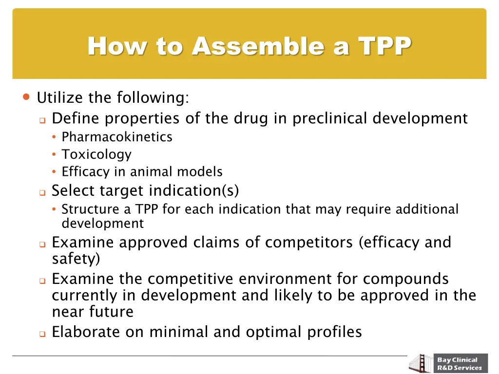 how to assemble a tpp