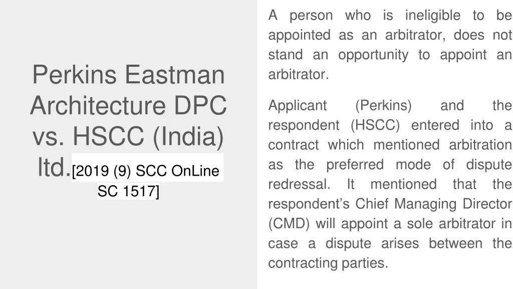 a person who is ineligible to be appointed