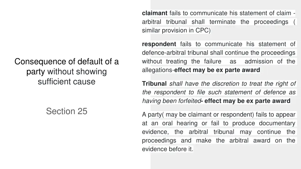claimant fails to communicate his statement