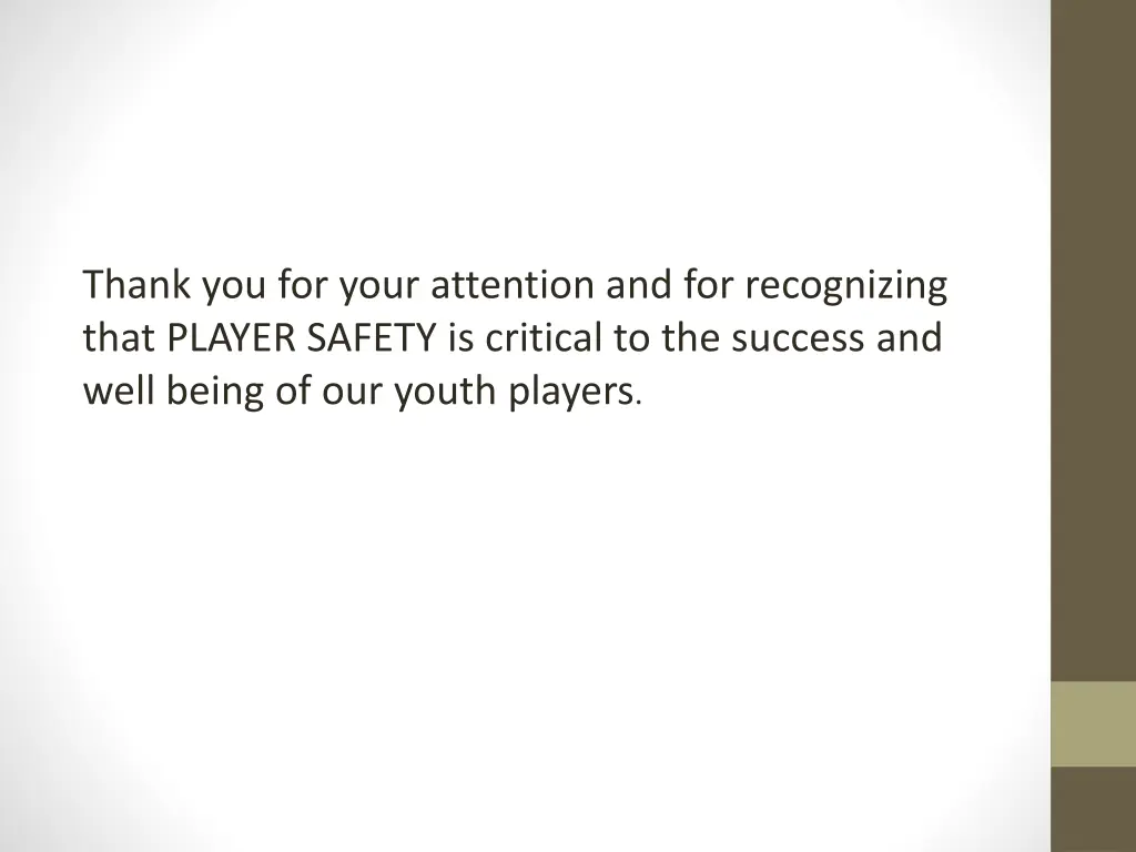 thank you for your attention and for recognizing