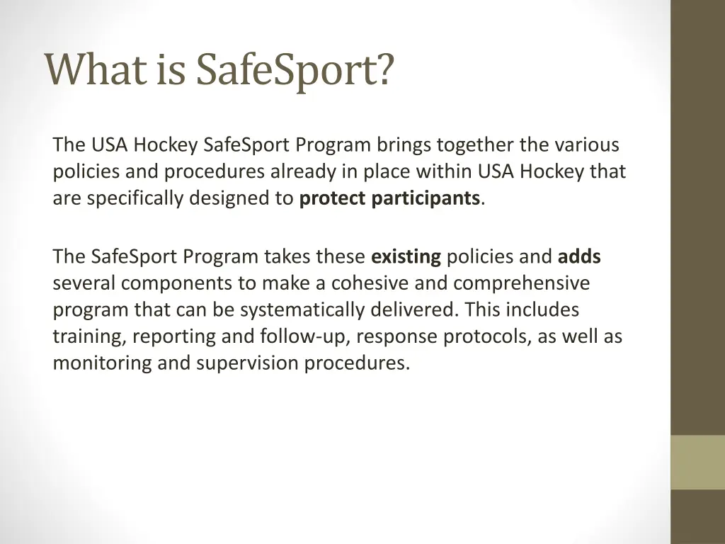 what is safesport