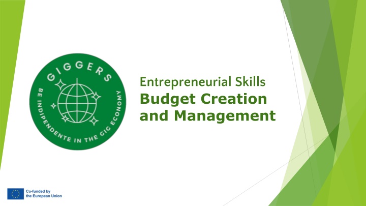 entrepreneurial skills budget creation