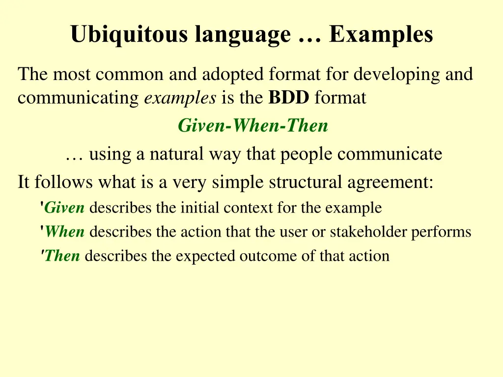 ubiquitous language examples
