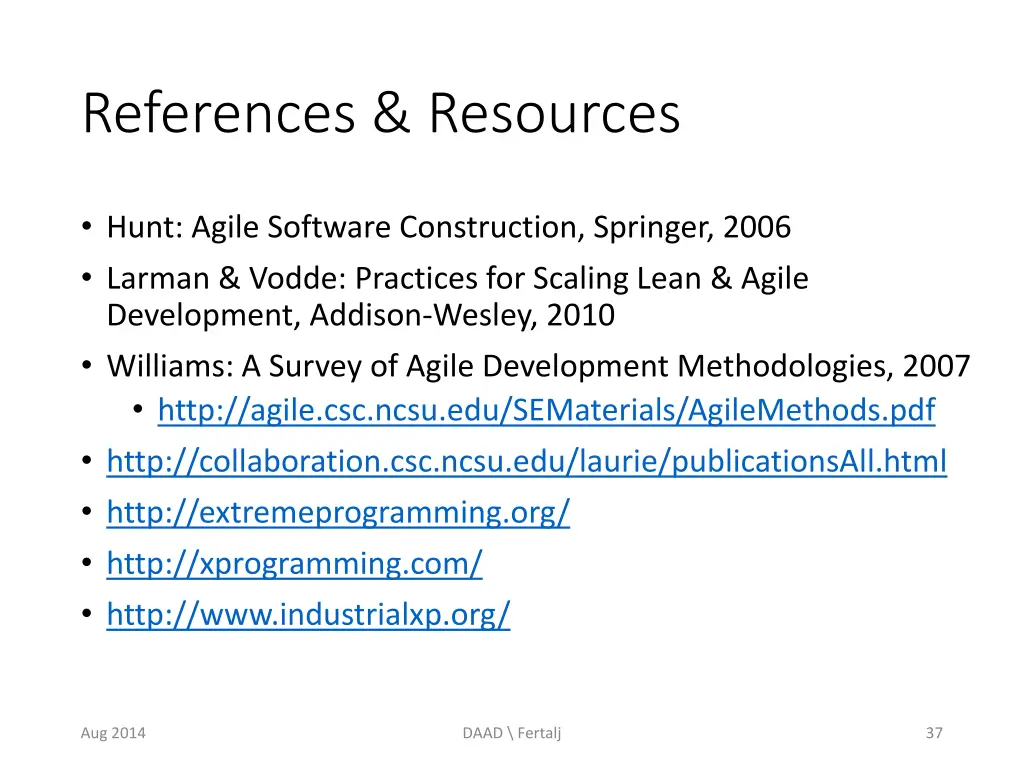 references resources