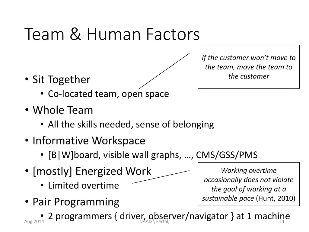 team human factors