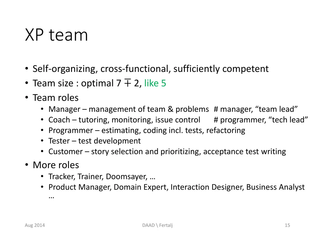 xp team