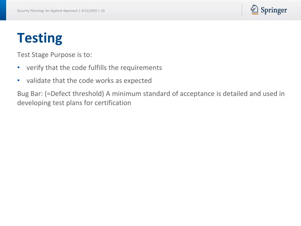 security planning an applied approach 4 12 2025 10