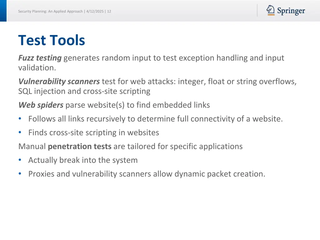 security planning an applied approach 4 12 2025 12
