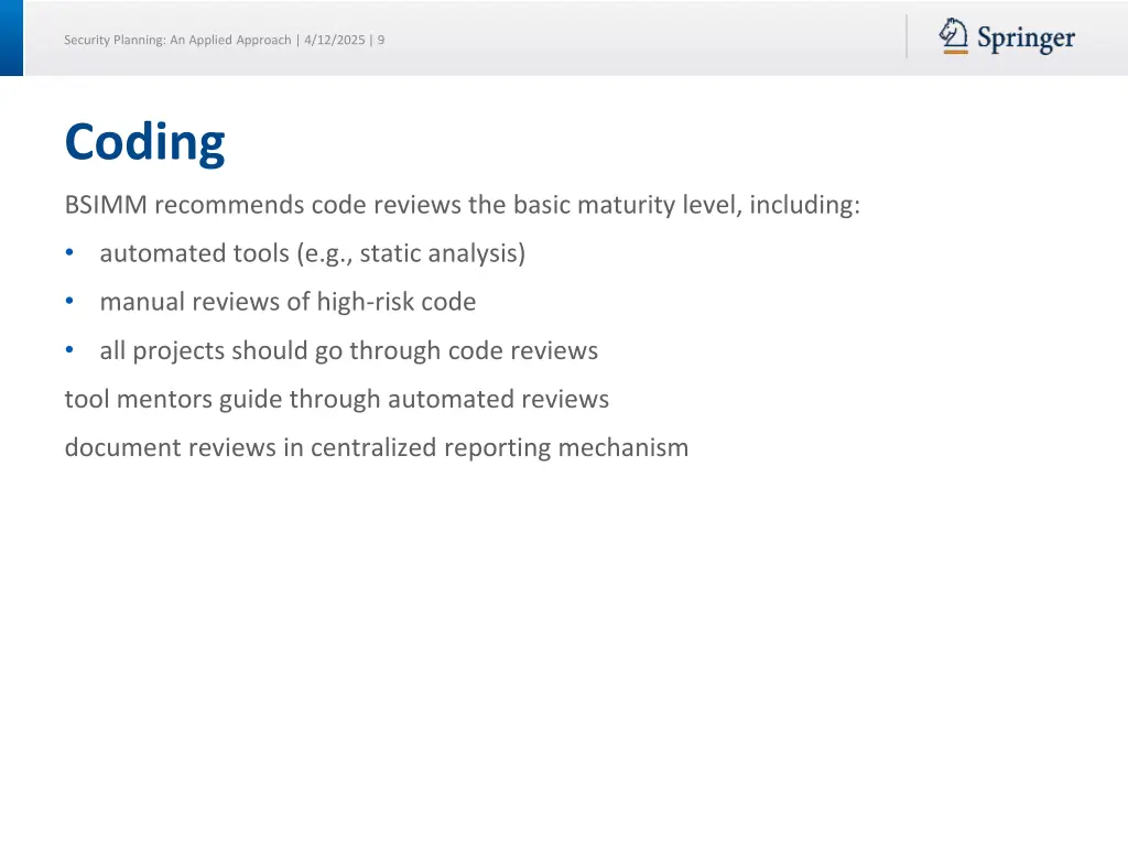 security planning an applied approach 4 12 2025 9