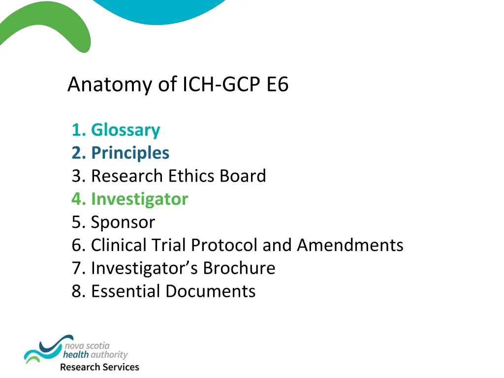 anatomy of ich gcp e6