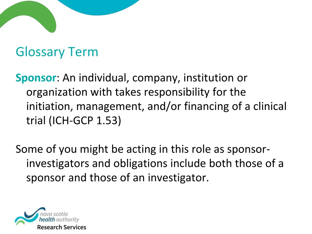 glossary term