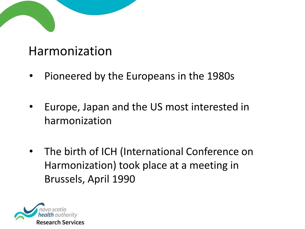 harmonization