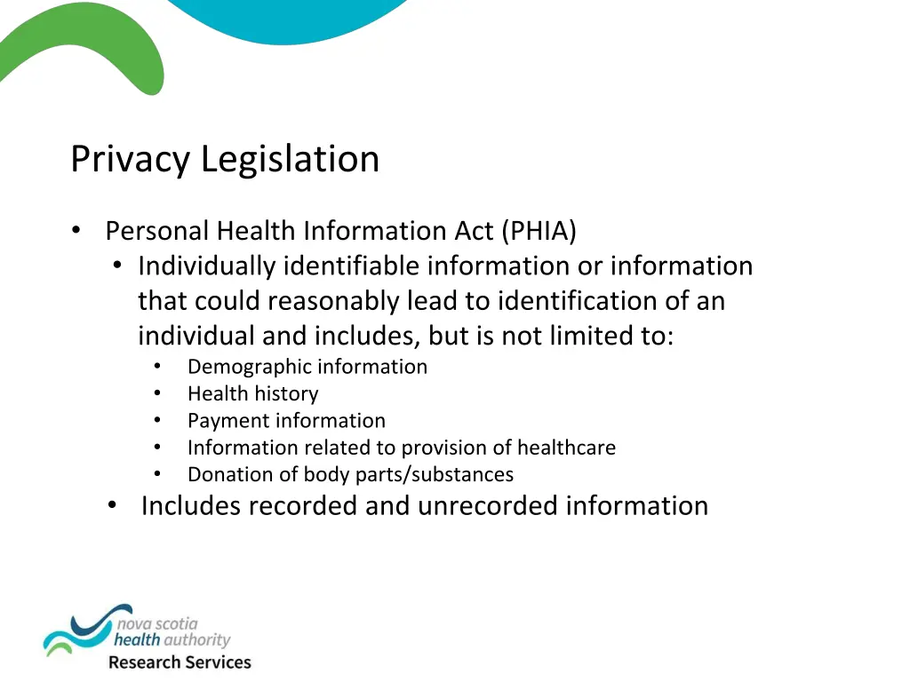 privacy legislation 1