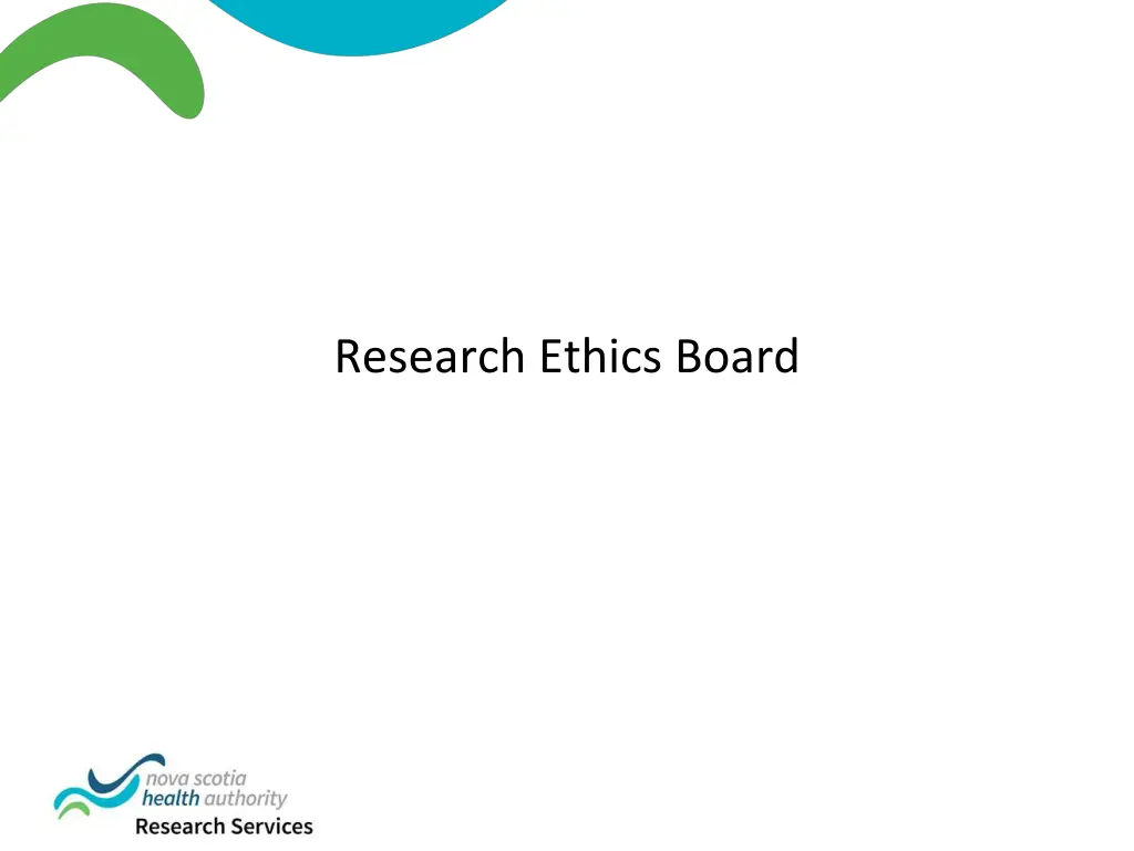 research ethics board
