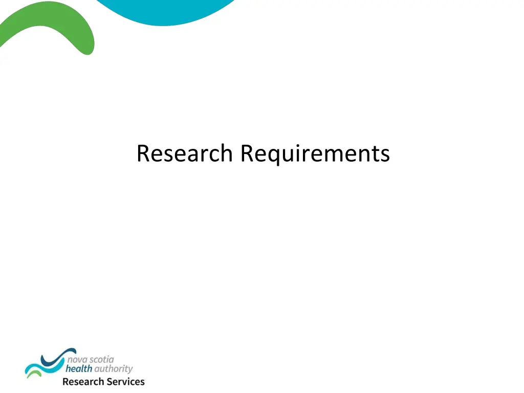 research requirements