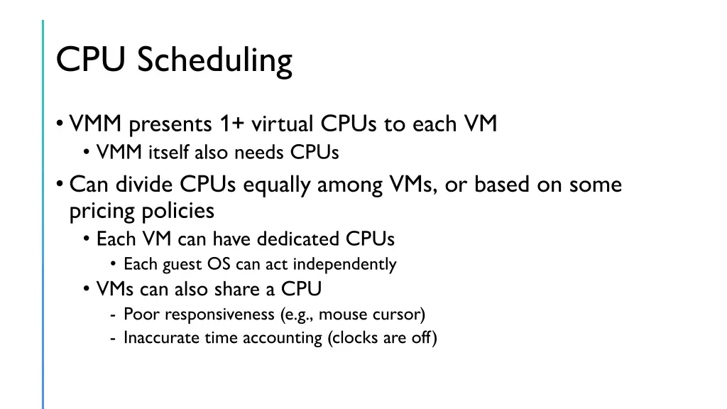 cpu scheduling