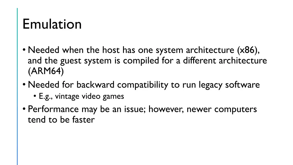 emulation