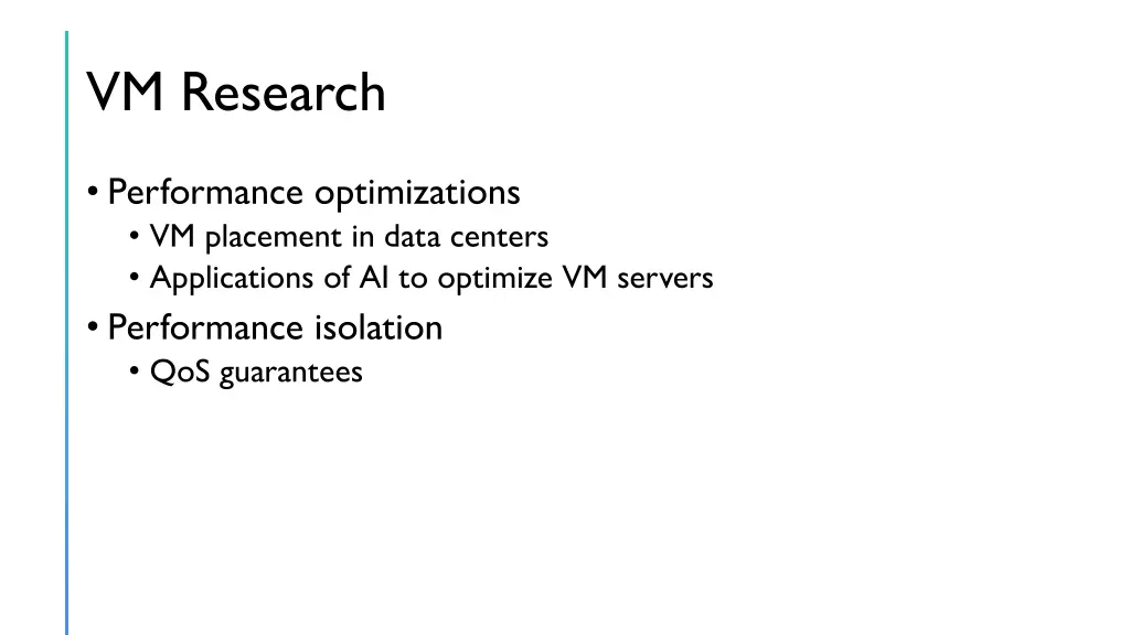 vm research