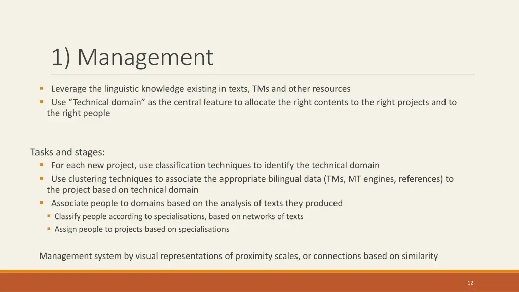 1 management