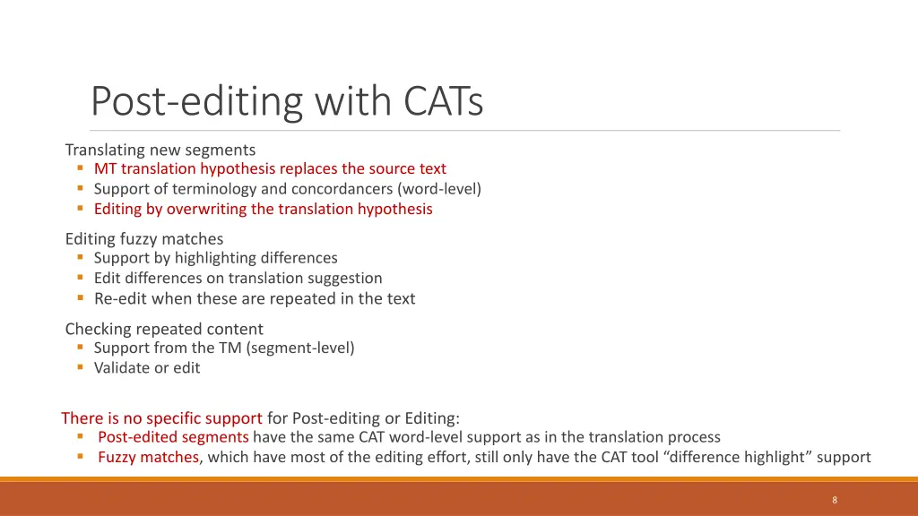 post editing with cats