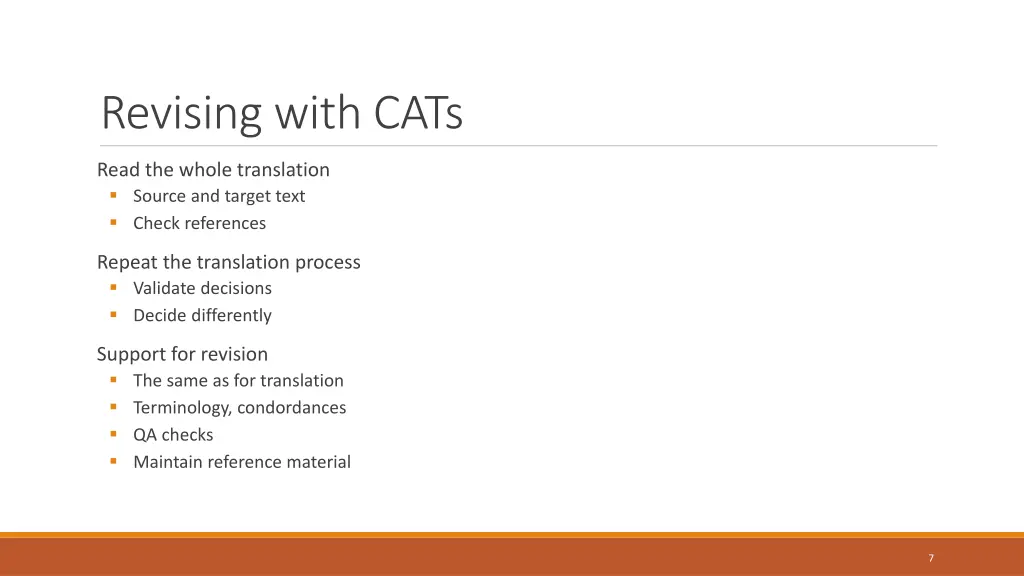 revising with cats