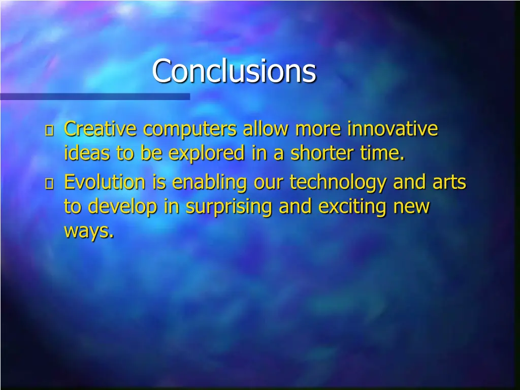 conclusions