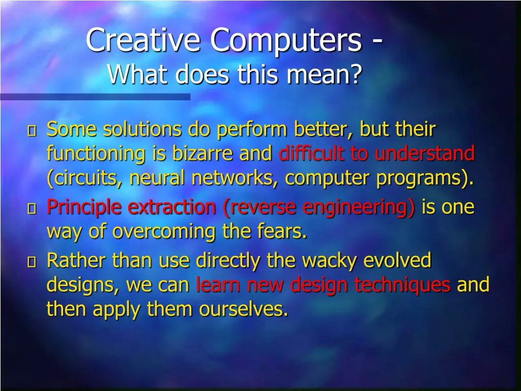 creative computers what does this mean 1