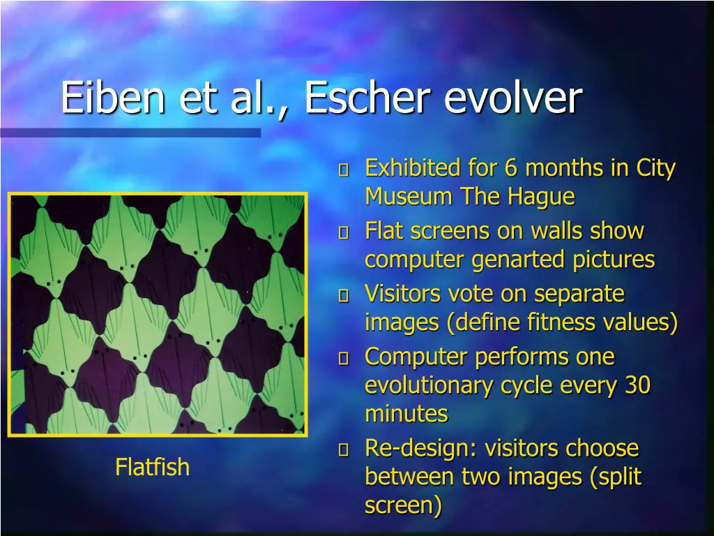 eiben et al escher evolver