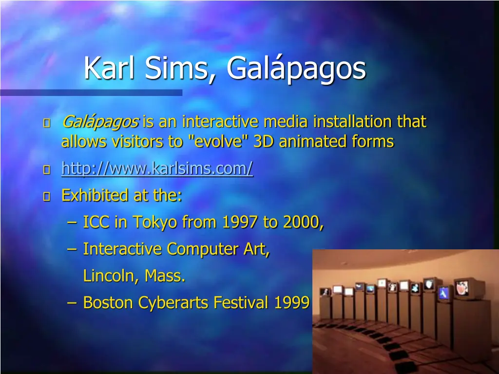 karl sims gal pagos