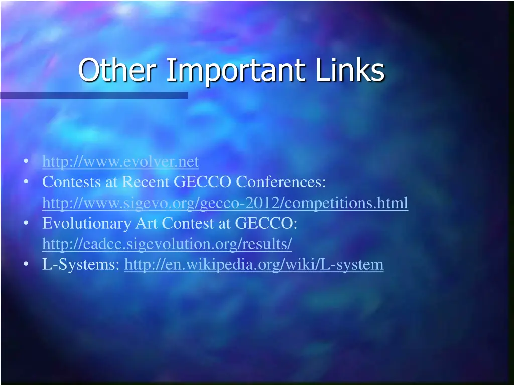 other important links