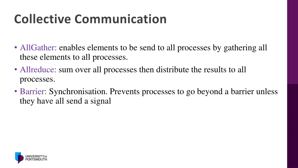 collective communication