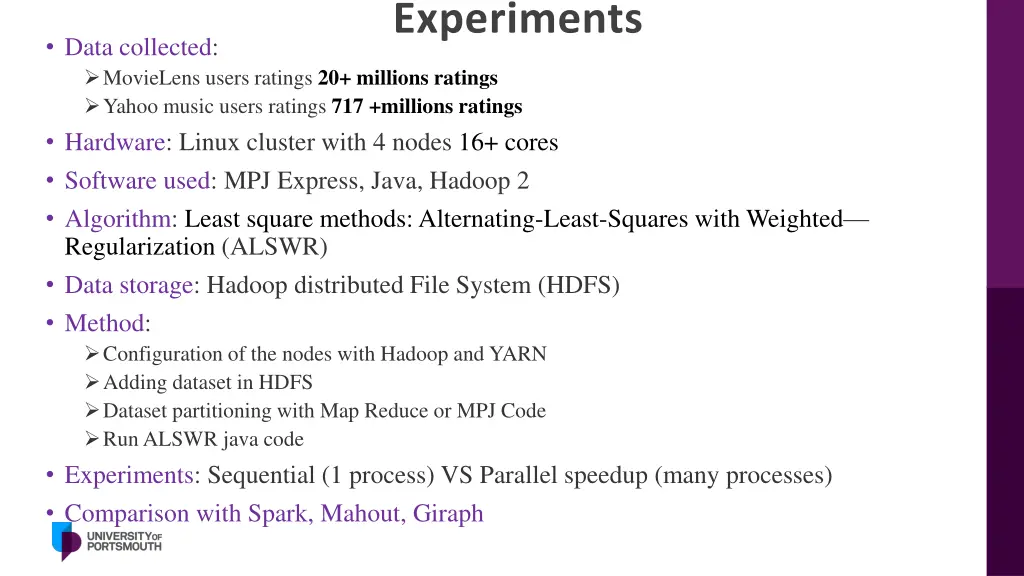 experiments