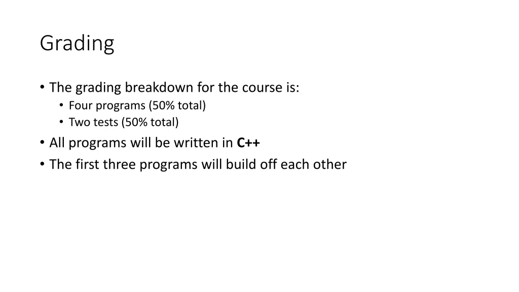 grading