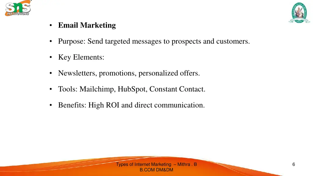email marketing