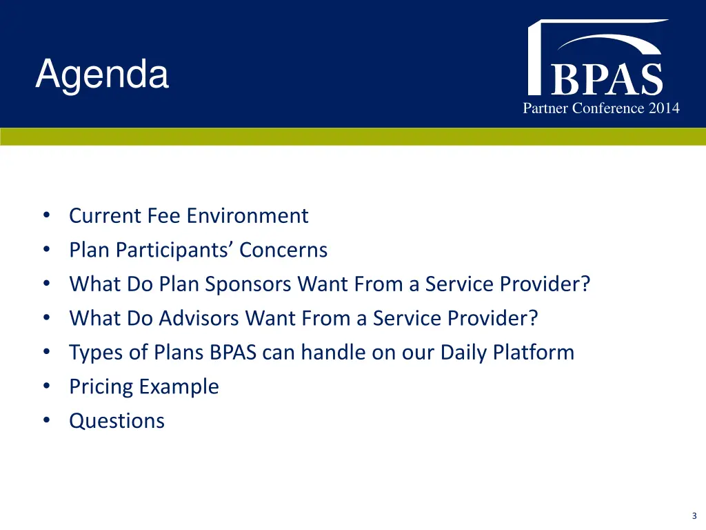 agenda